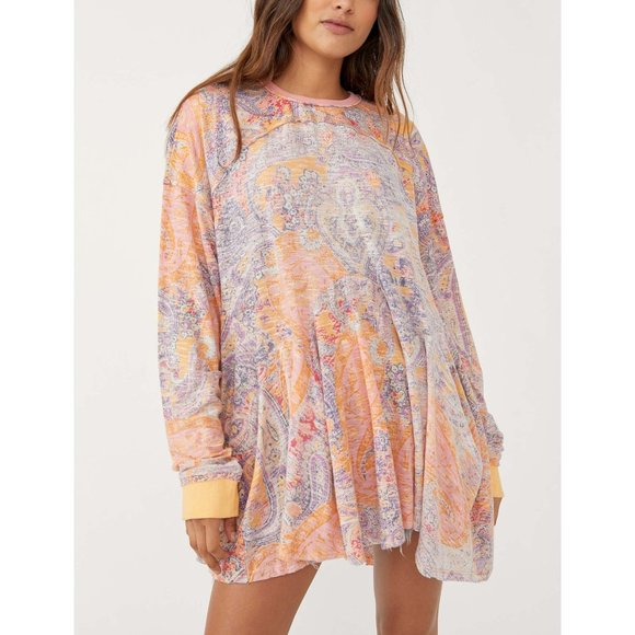 Free People Multicolor Long Sleeve Top - Picture 3 of 8